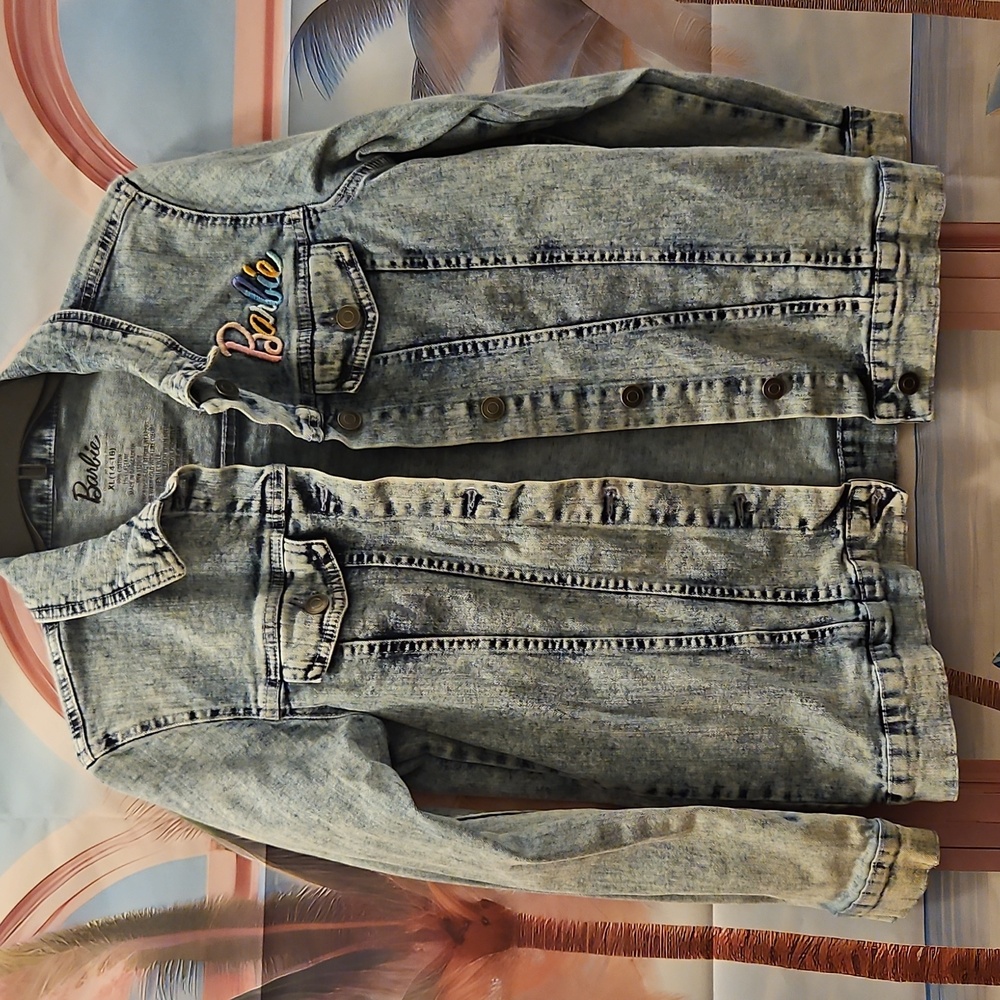 Barbie Jean Jacket with Rainbow Logo